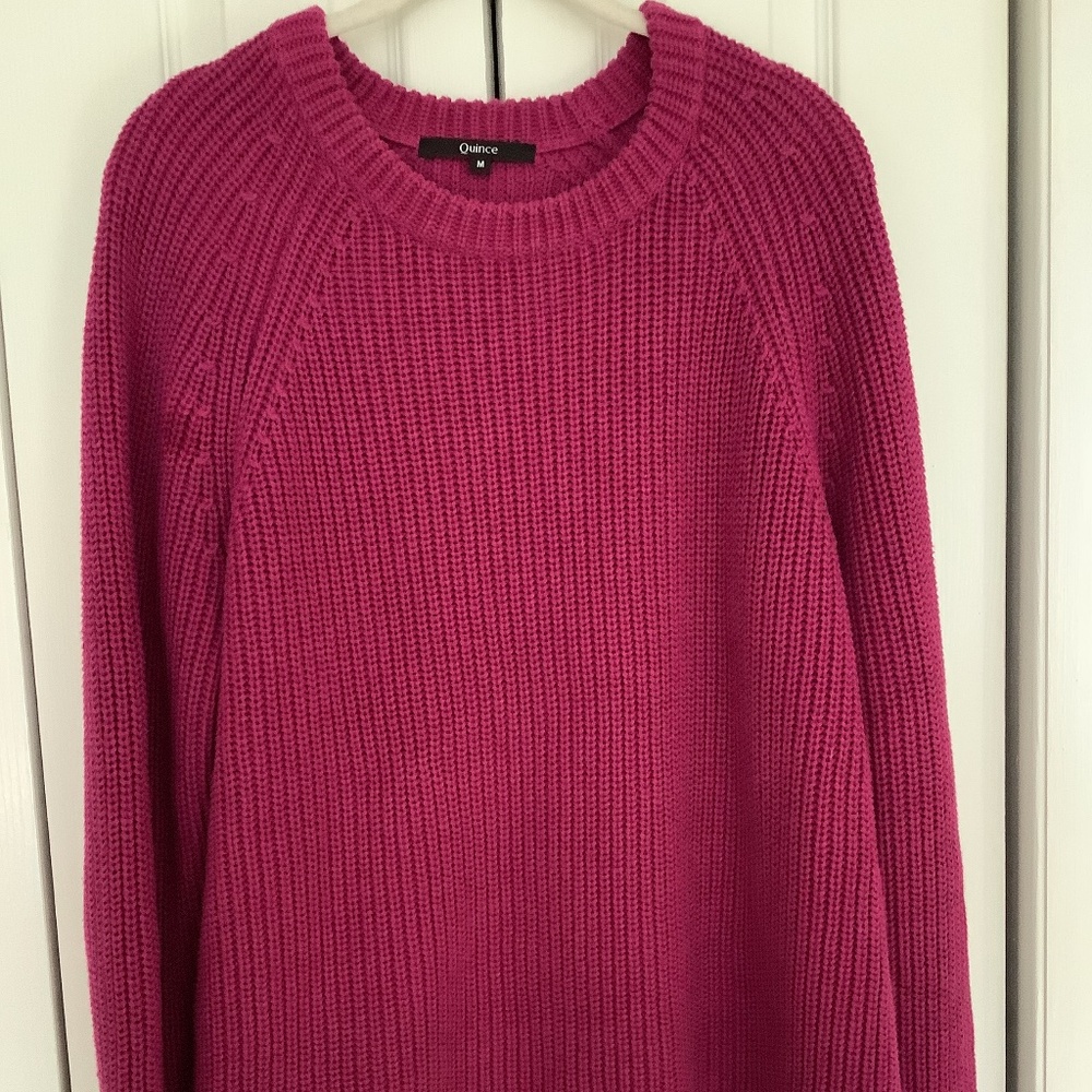 100% organic cotton Quince sweater, size M